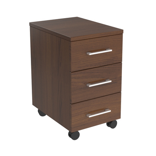 Тумба подкатная MULTI-OFFICE Лион (Lion) Темный Орех