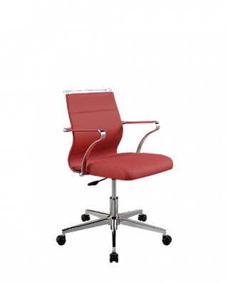 Офисное кресло МЕТТА ErgoLife S W M4-167K - Ткань(Багама) /Ach46/Wh12/K15cF(M01.B22.G42.W02) Красный