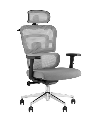 Кресло эргономичное TopChairs Techno серый