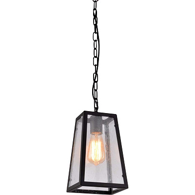 Светильник подвесной Stilfort Леджеро 3010/00/01P Черный / Прозрачный