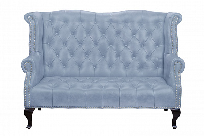 Кожаный дизайнерский диван Royal Sofa Grey Серый