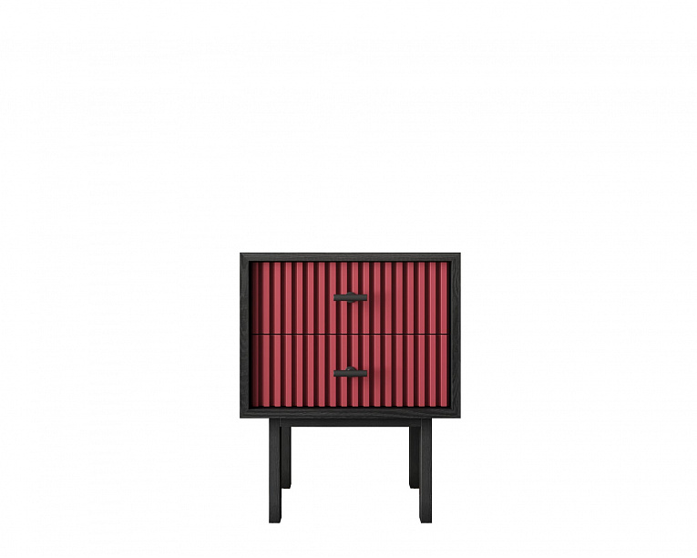 Тумба прикроватная Этажерка Emerson (Эмерсон) Red (Ред) EM16/red/L