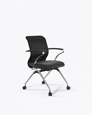 Офисное кресло МЕТТА ErgoLife S 8 M4-9K - Сетка(X2)+ЭкоКожа(Экстра) черный (Uh00/Wh12/K15cL/F3.1c/F53.W02)