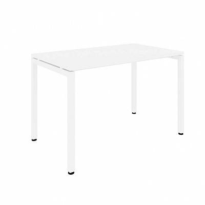 Стол офисный MULTI-OFFICE СТИЛ (Steel) 120х70х76 белый