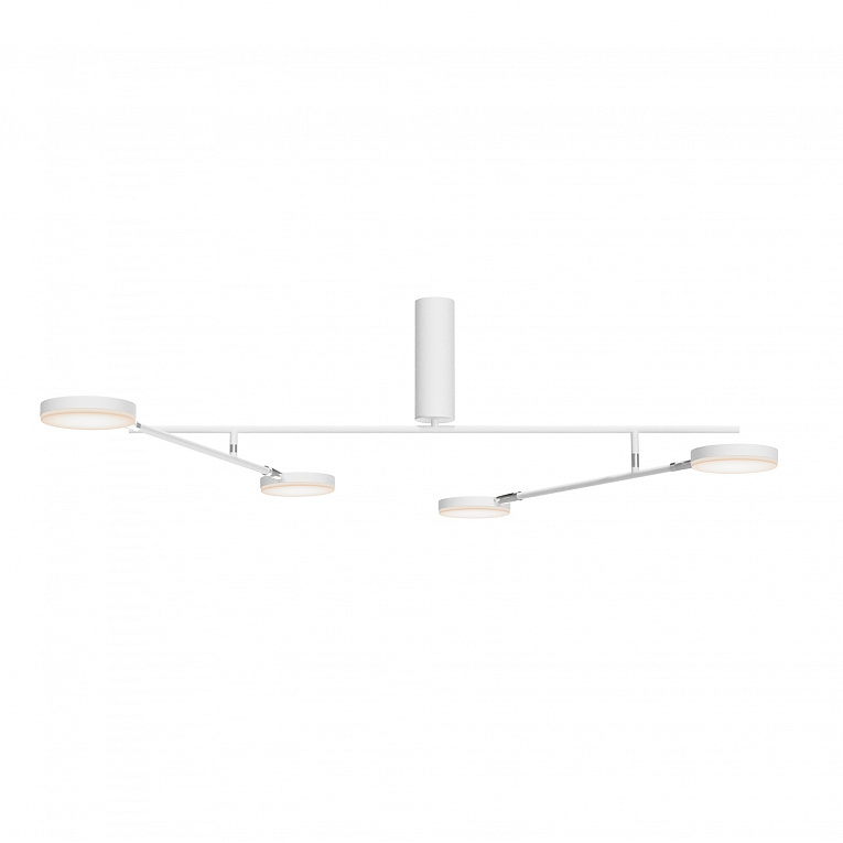 Люстра на штанге Maytoni Fad / Фэд Белый, Белый MOD070CL-L30W3K