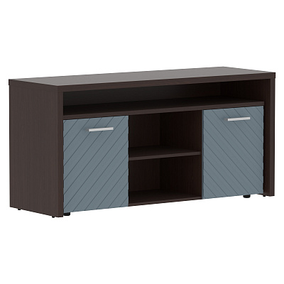 Тумба с фригобаром Skyland TORR Люкс (TORR Lux) TLTF-3D Серо-Голубой / Венге Магия Z