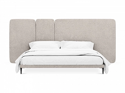 Кровать OgogoHome Licata 961587 бежевый